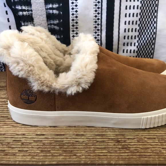 Timberland Skyla Bay Slip-On Shoes Womens Sz 11 0A2CDJ Rust Suede *NEW OPEN BOX* - Picture 2 of 8